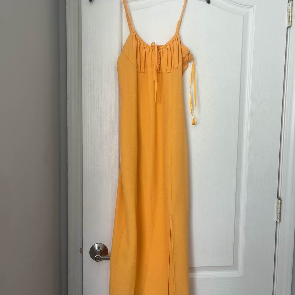 Gianni Bini Vibrant Yellow Maxi Dress